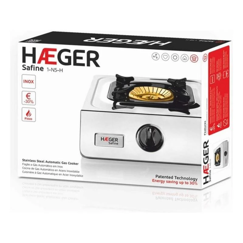 Kaitlentė Haeger dujinė turistinė viryklė Haeger Safine (90 mm)