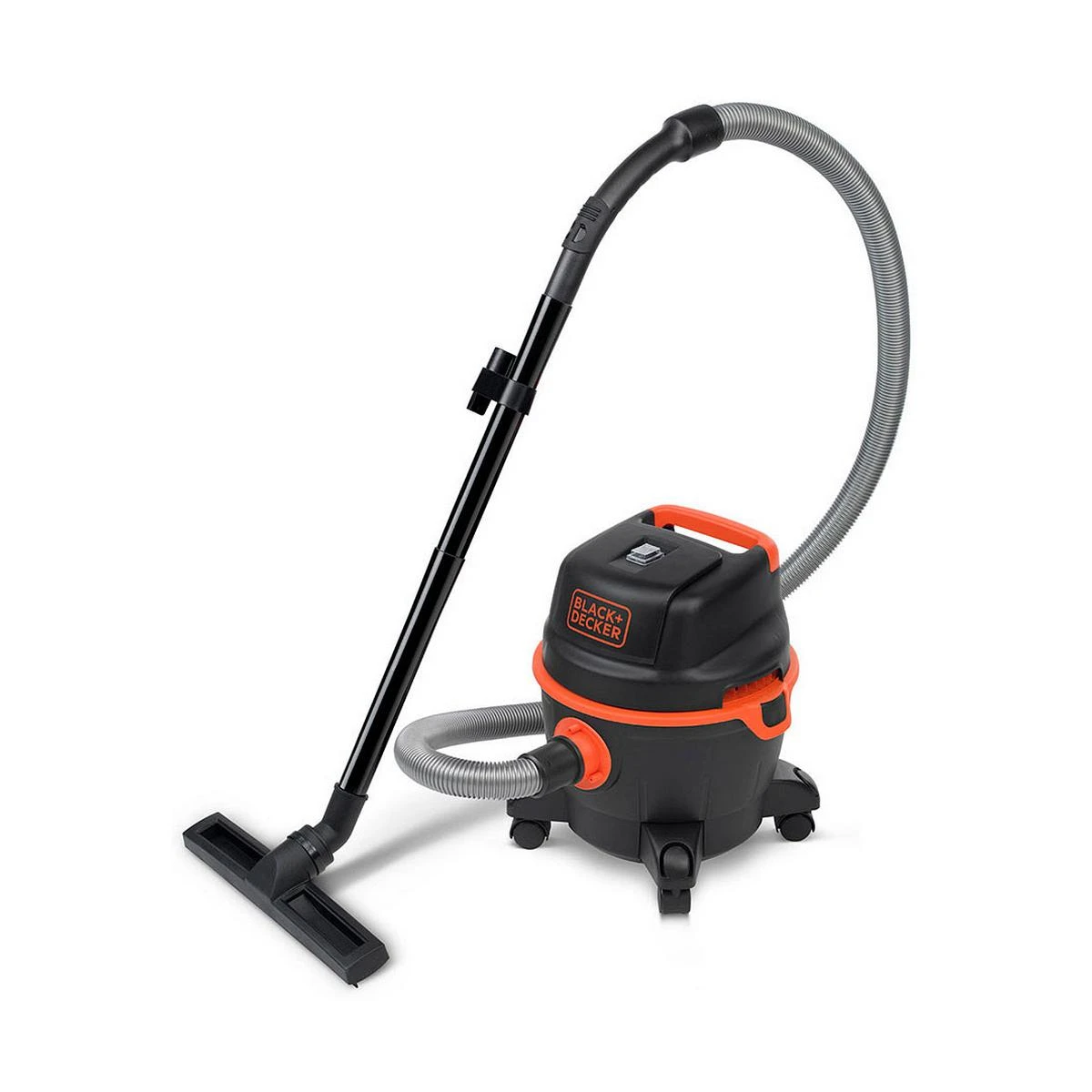 Black & Decker Juodas & Decker Dulkių siurblys WET/DRY BXVC15PE Su maišeliu, Galia 1200 W, Dulkių talpa 15 L, Juodas/Oranžinis