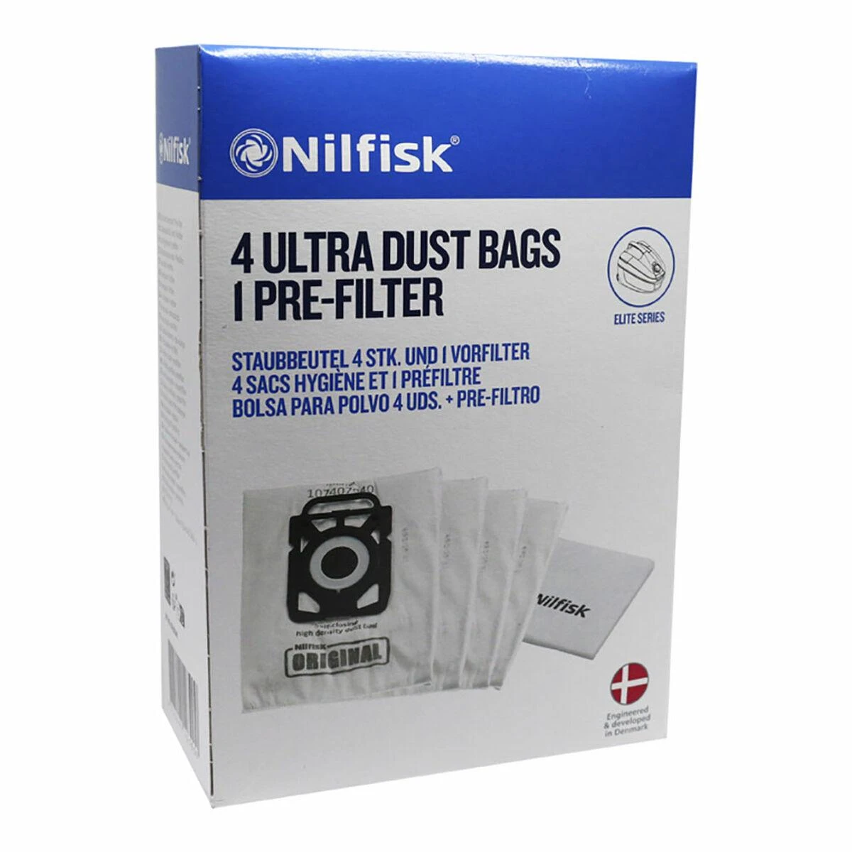 Nilfisk Ultra Dustbag 4+1 for Elite