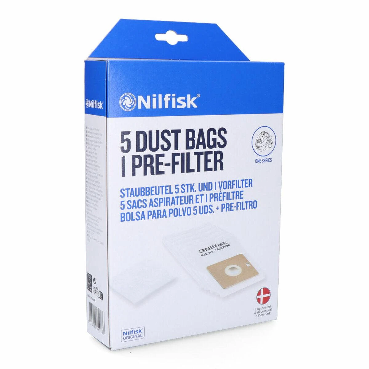 Nilfisk DUST BAG SYNTH ONE,GO AND COUPE