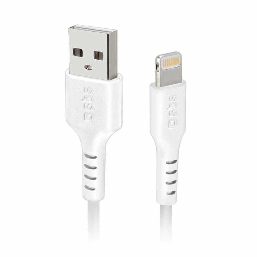 Kabelis USB->Lightning SBS, 2m, baltas