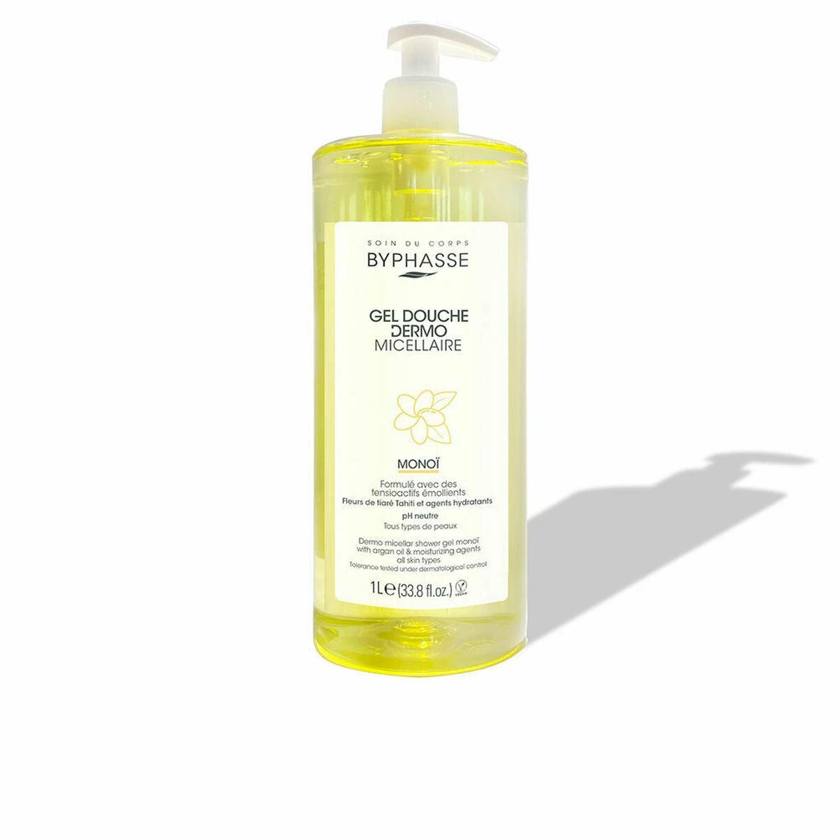 "Byphasse Dermo Monoi Micelinė dušo želė" 1000ml
