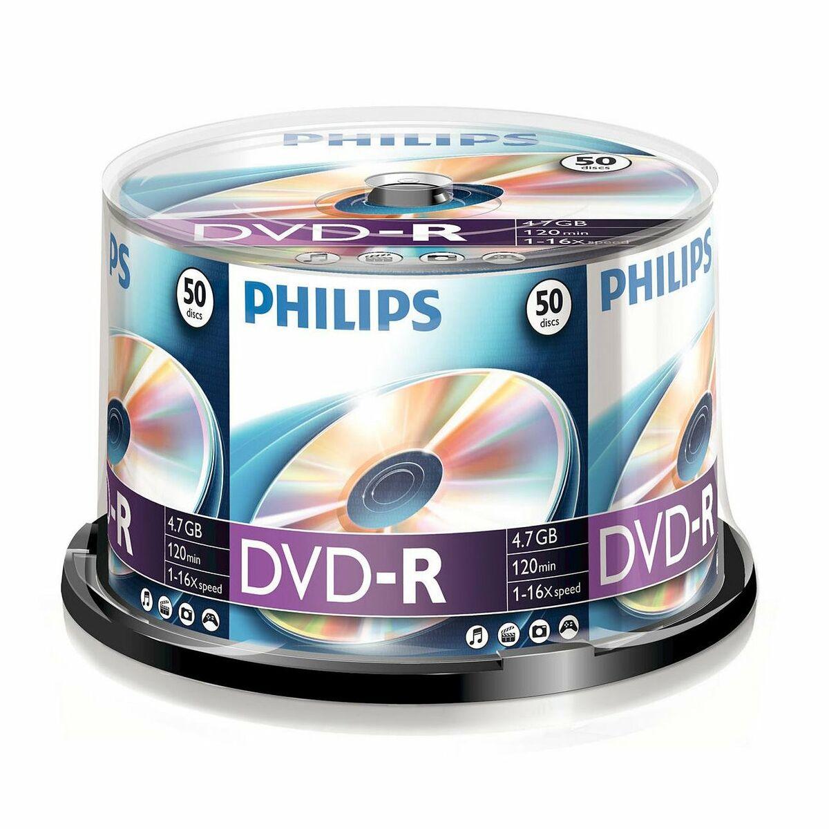 1x50 Philips DVD-R 4,7GB 16x SP