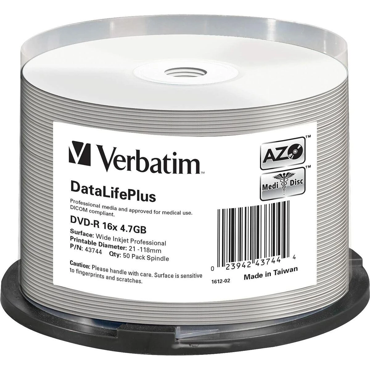 Verbatim DVD-R 50 vienetų pakuotė