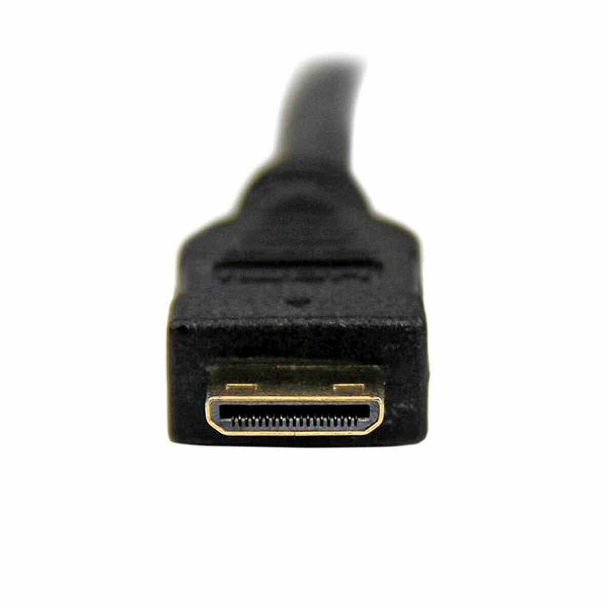 Kabelis StarTech HDMI Mini - DVI-D 1m juoda (HDCDVIMM1M)