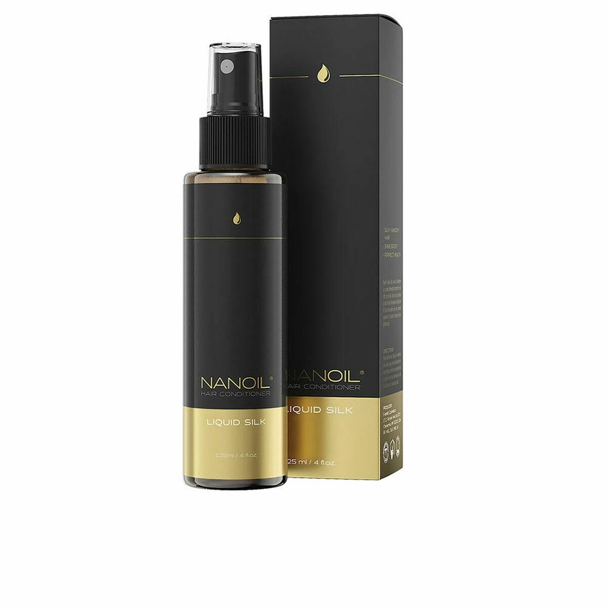Nanoil "Nanolash" plaukų priežiūros priemonė "Liquid Silk" 125ml