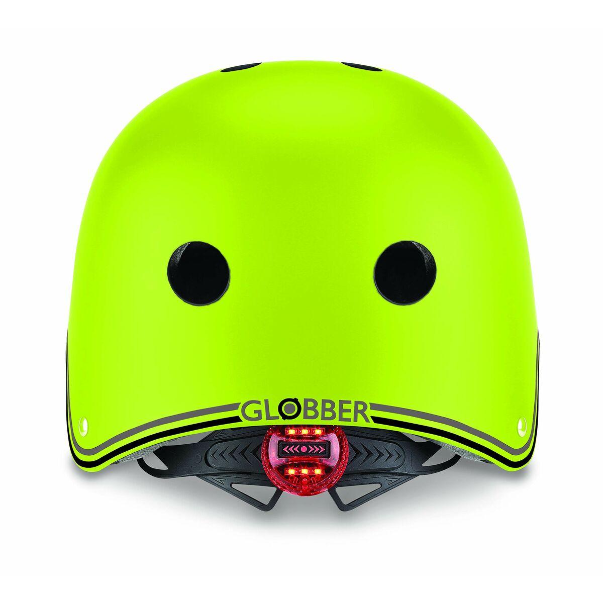 GLOBBER šalmas Primo Lights, XS/S (48-53cm), žalias