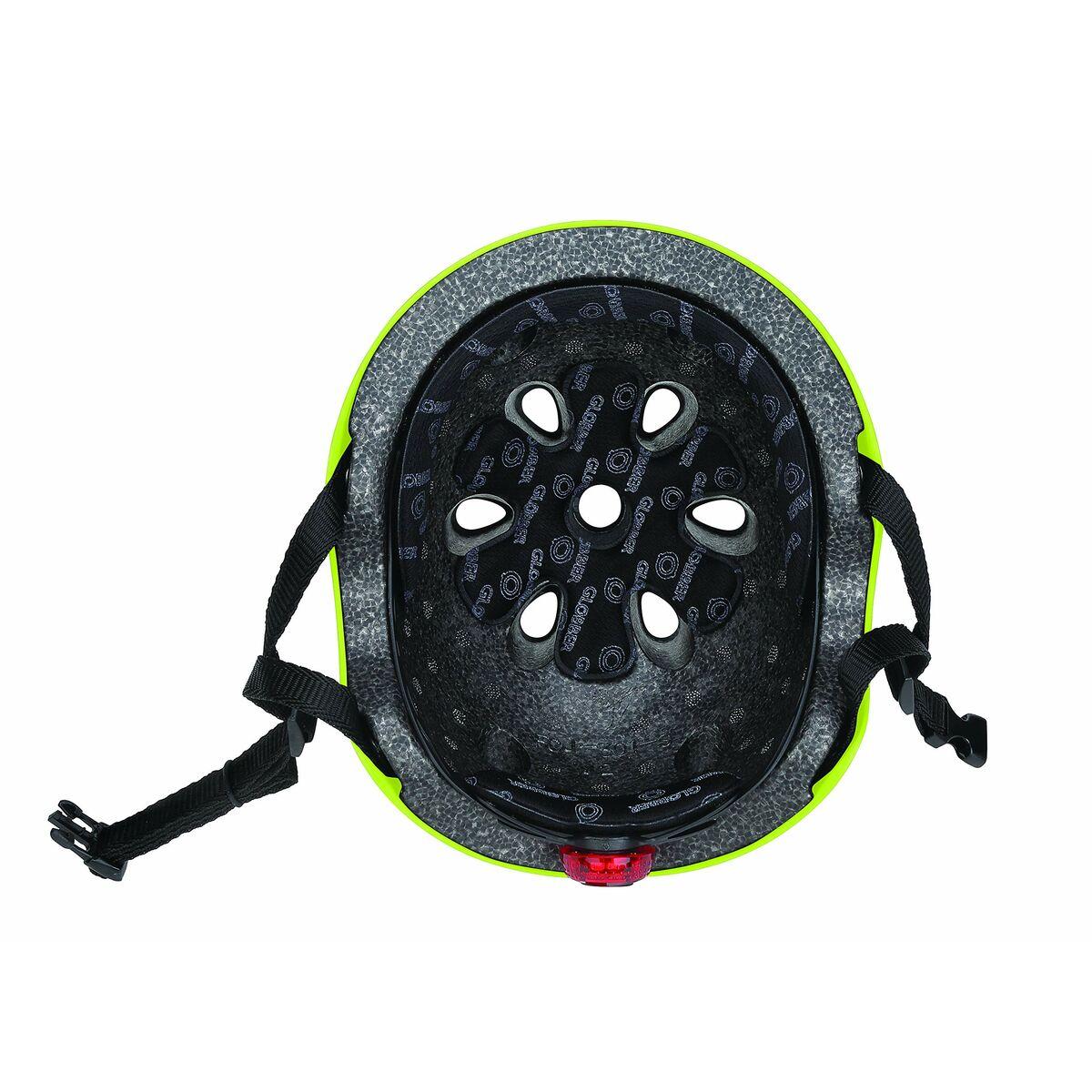 GLOBBER šalmas Primo Lights, XS/S (48-53cm), žalias