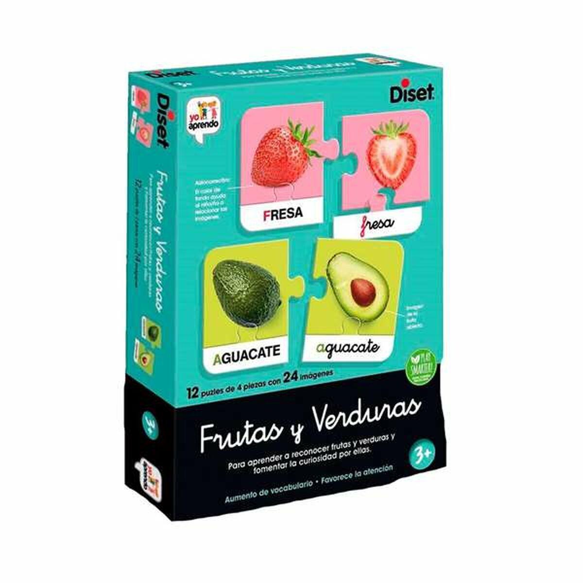 Edukacinis žaidimas Diset Yo Aprendo Frutas & Verduras Dėlionė (ES ...