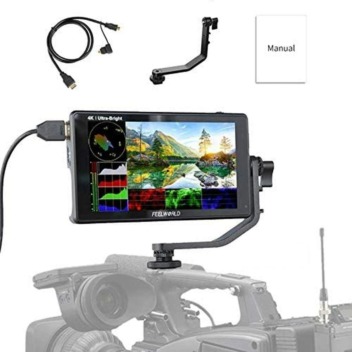 Objektyvas Feelworld Monitorius LUT6 6"
