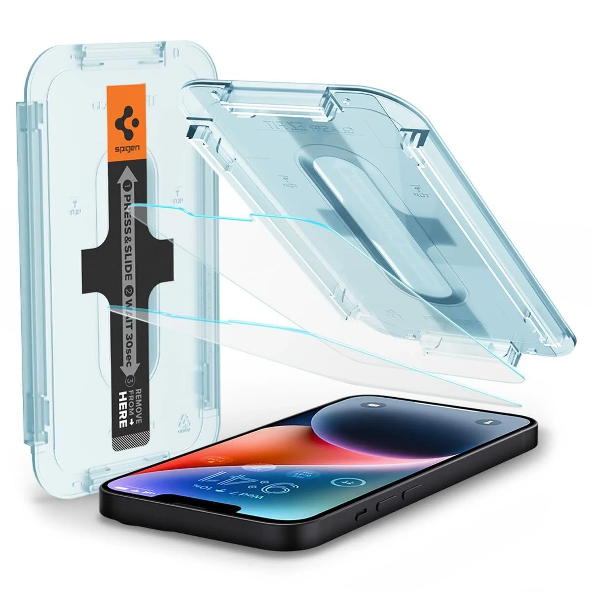 Aps. stikl. Spigen GLAS.tR ez Fit iPhone