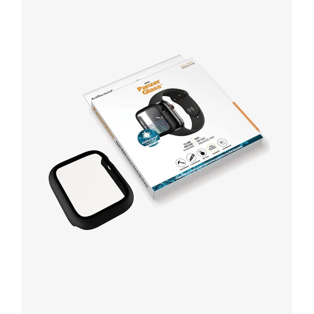 Panzer Glass PanzerGlass Viso korpuso Apple Watch Series 4/5/6/Se 44mm ekrano apsauga, Juoda