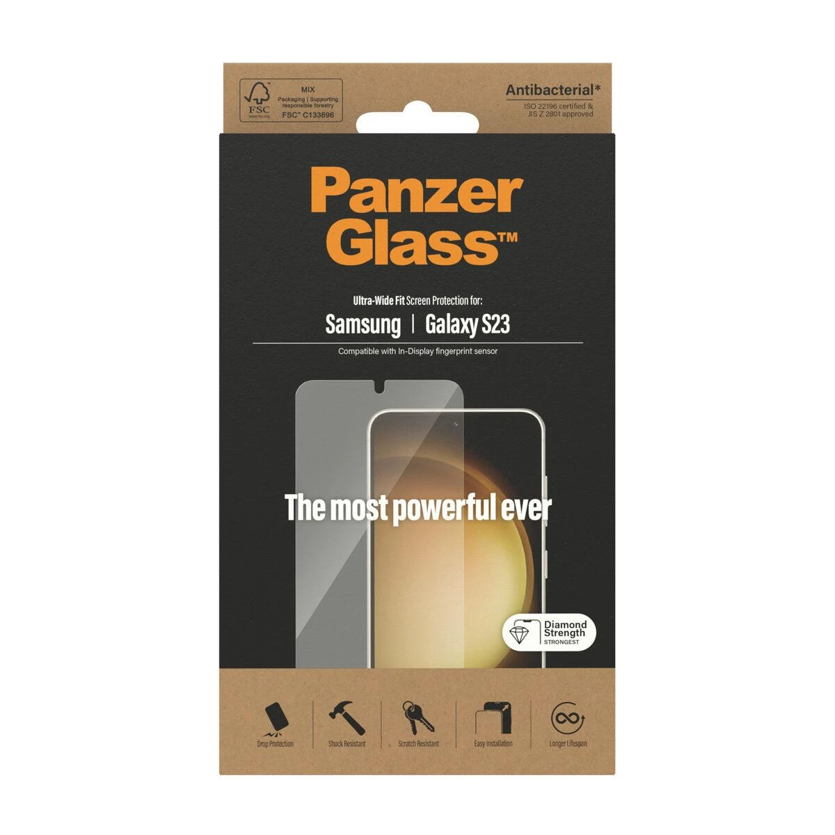 Panzer Glass PanzerGlass Samsung Galaxy S23, Ultra-Wide Fit AB | PanzerGlass