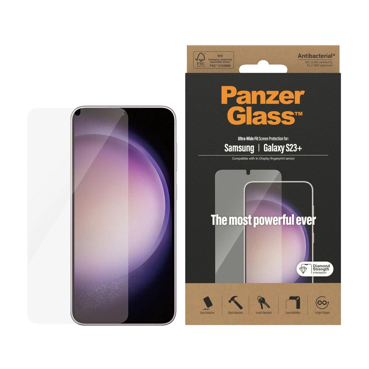 Panzer Glass PanzerGlass Samsung Galaxy S23+ Ultra-Wide fit AB | PanzerGlass