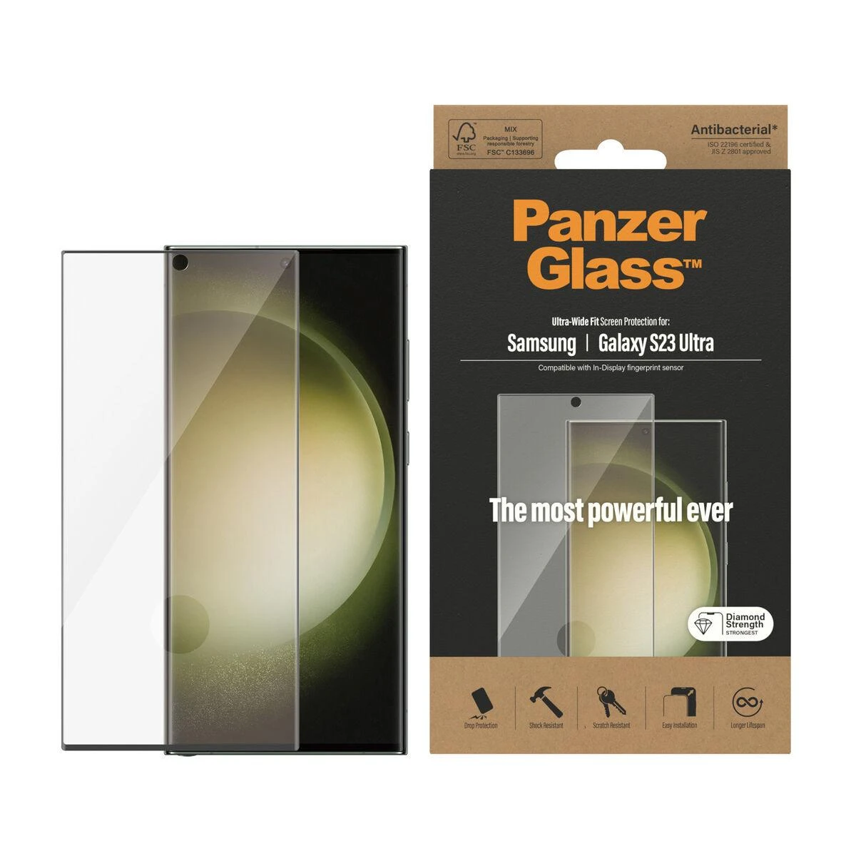 Panzer Glass PanzerGlass Samsung Galaxy S23 Ultra, Ultra-Wide FP AB | PanzerGlass