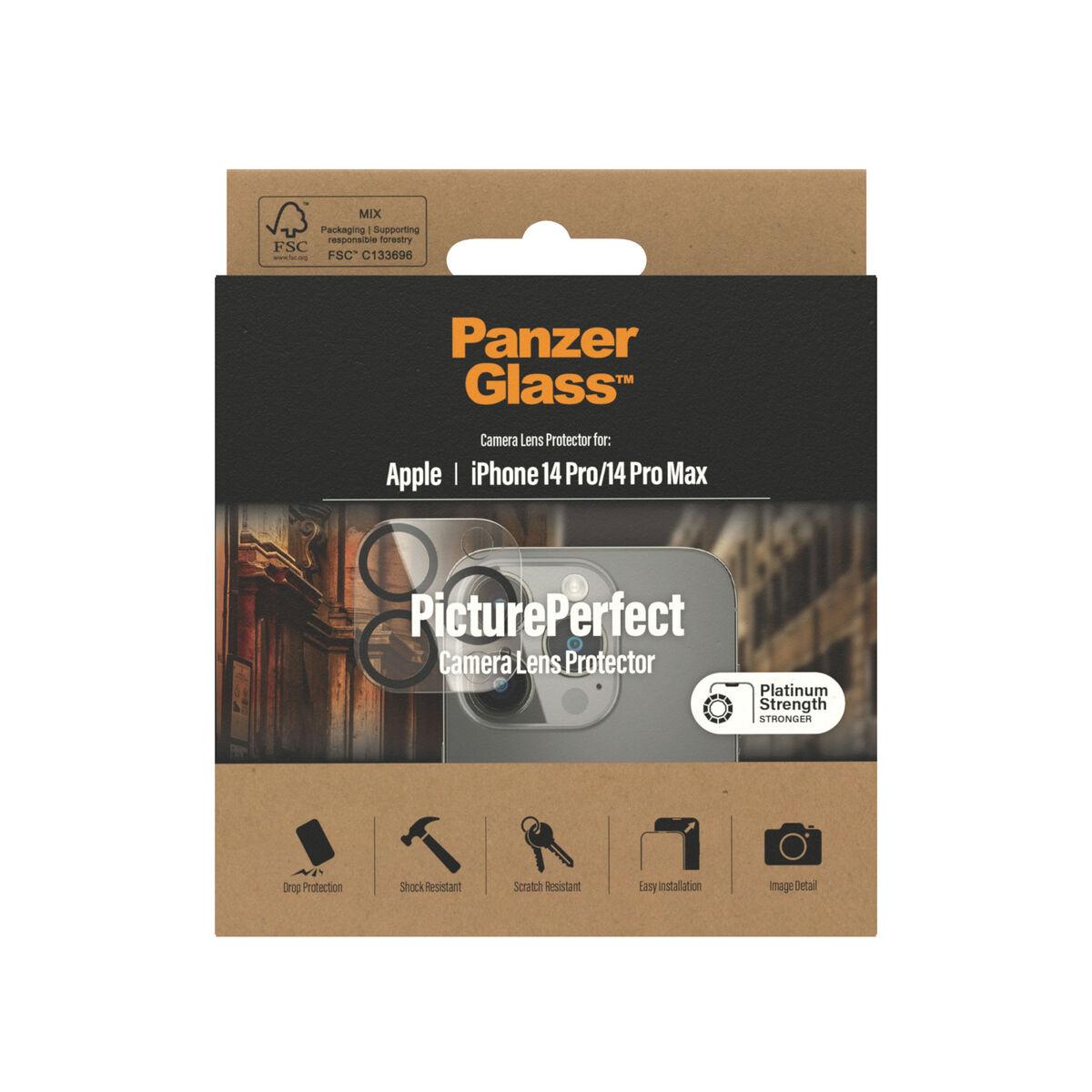 Panzer Glass Apsauginis stiklas telefono kamerai Apple iPhone 14 Pro / 14 Pro Max PanzerGlass Camera Protector Platinium Strength (0400)