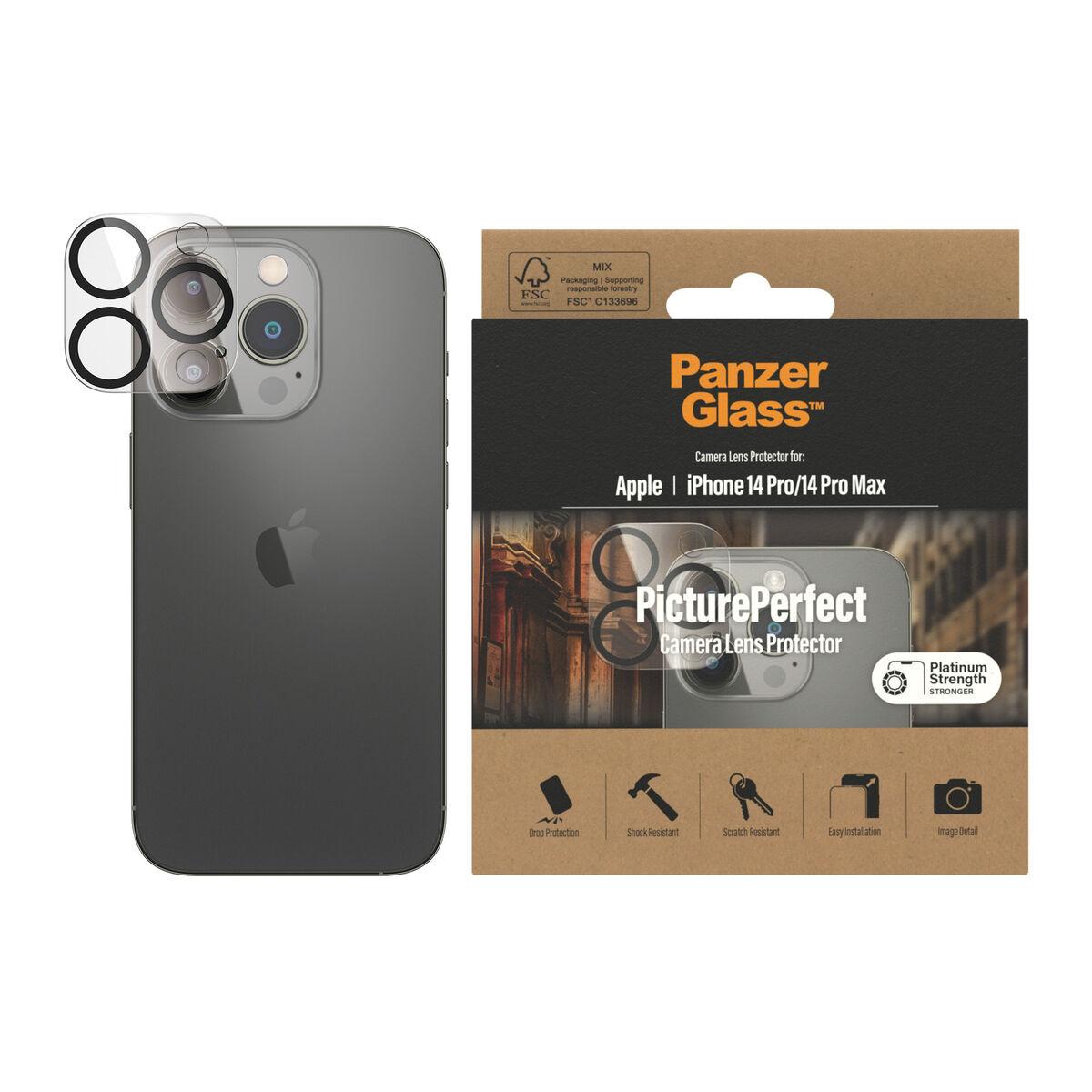 Panzer Glass Apsauginis stiklas telefono kamerai Apple iPhone 14 Pro / 14 Pro Max PanzerGlass Camera Protector Platinium Strength (0400)