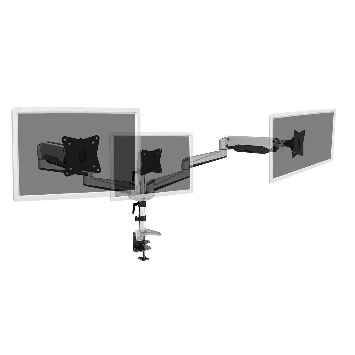 Assmann Electronic DIGITUS Triple Monitorius laikiklis LCD/LED monitoriui iki 69cm 27 colių pilnai lankstus dujinių spyruoklių laikiklis max apkrova 6kg max VESA 100x100