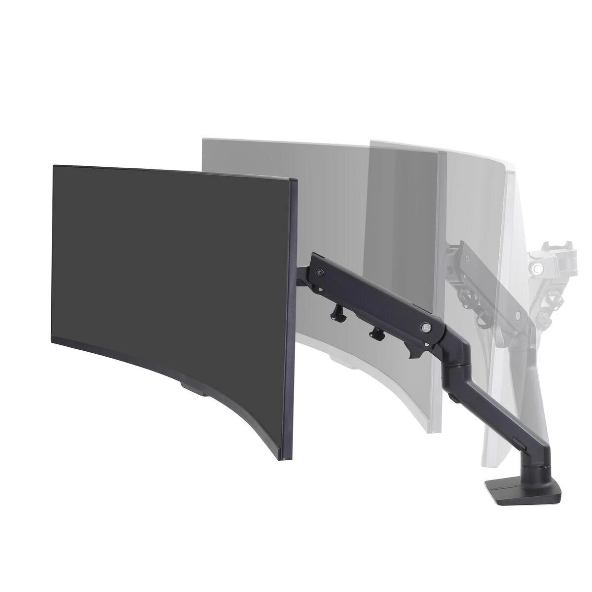 Laikiklis Ergotron - HX Desk Monitorius Arm with HD Pivot - matte juodas