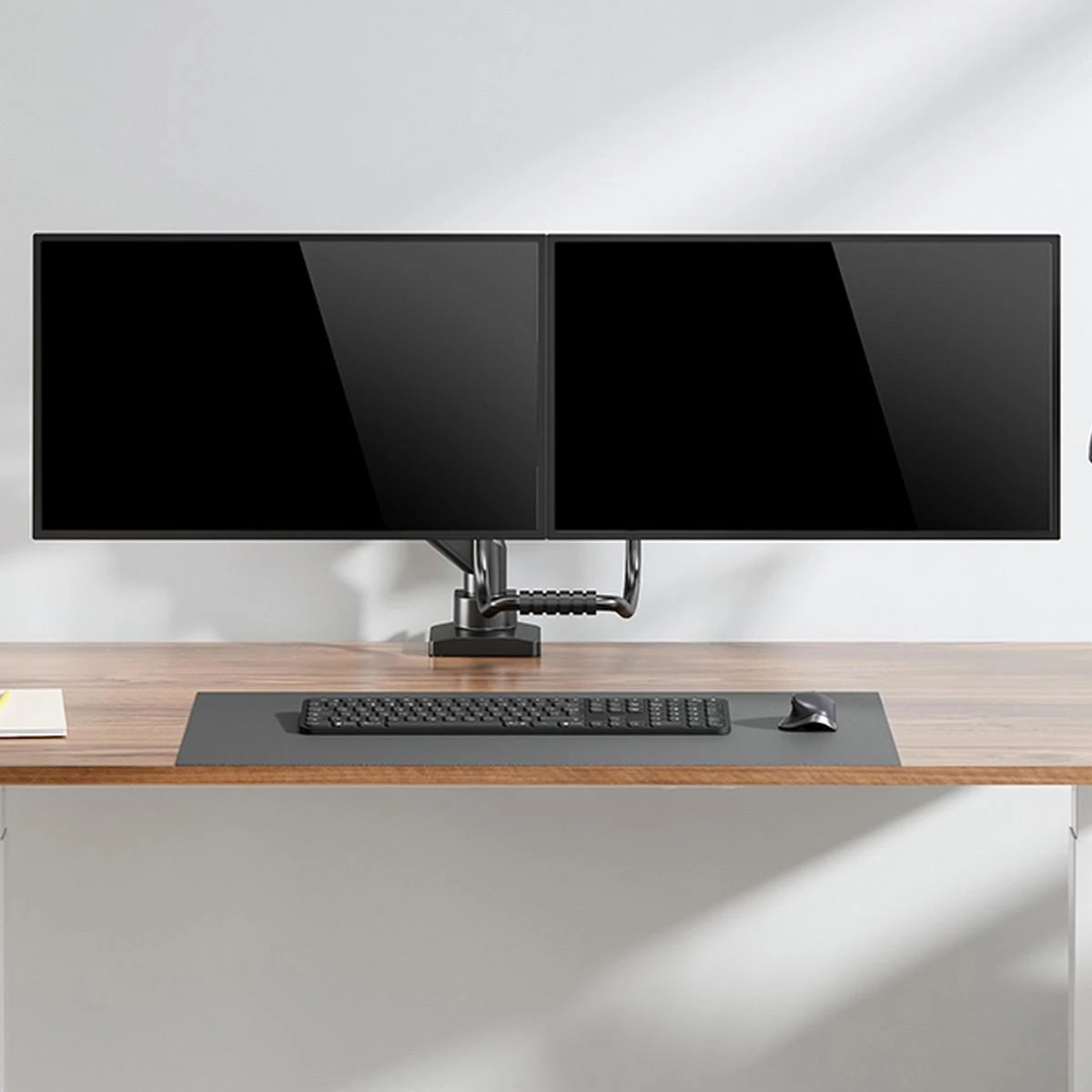 Laikiklis NEOMOUNTS BY NEWSTAR DS75-450BL2 FULL MOTION MONITORIUS DESK MOUNT FOR 17-32" SCREENS - Juodas