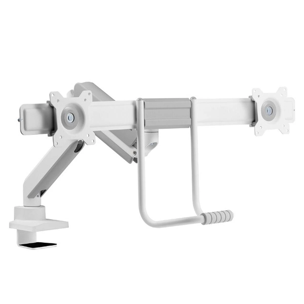 Laikiklis NEOMOUNTS BY NEWSTAR DS75-450WH2 FULL MOTION MONITORIUS DESK MOUNT FOR 17-32" SCREENS - Baltas