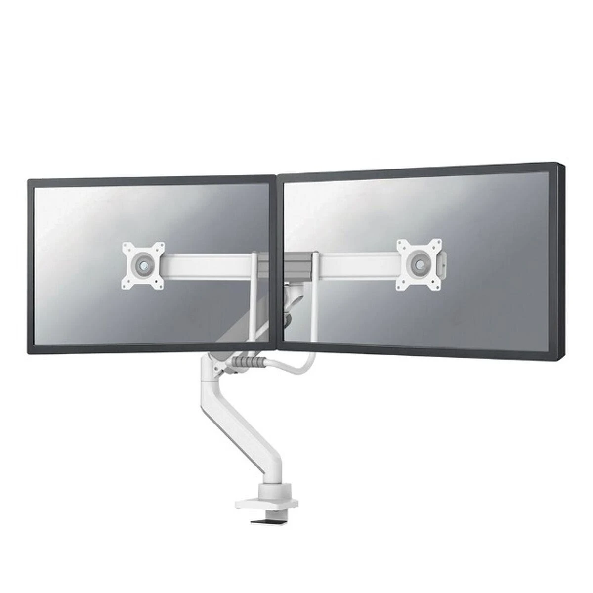 Laikiklis NEOMOUNTS BY NEWSTAR DS75-450WH2 FULL MOTION MONITORIUS DESK MOUNT FOR 17-32" SCREENS - Baltas