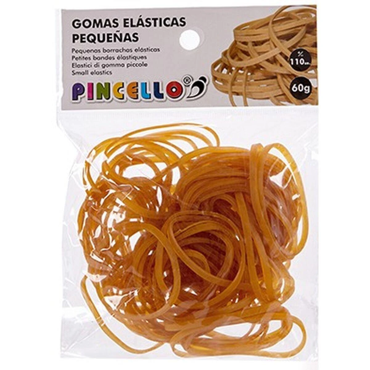 Pincello Elastinės juostos Geltona (12 vnt.)