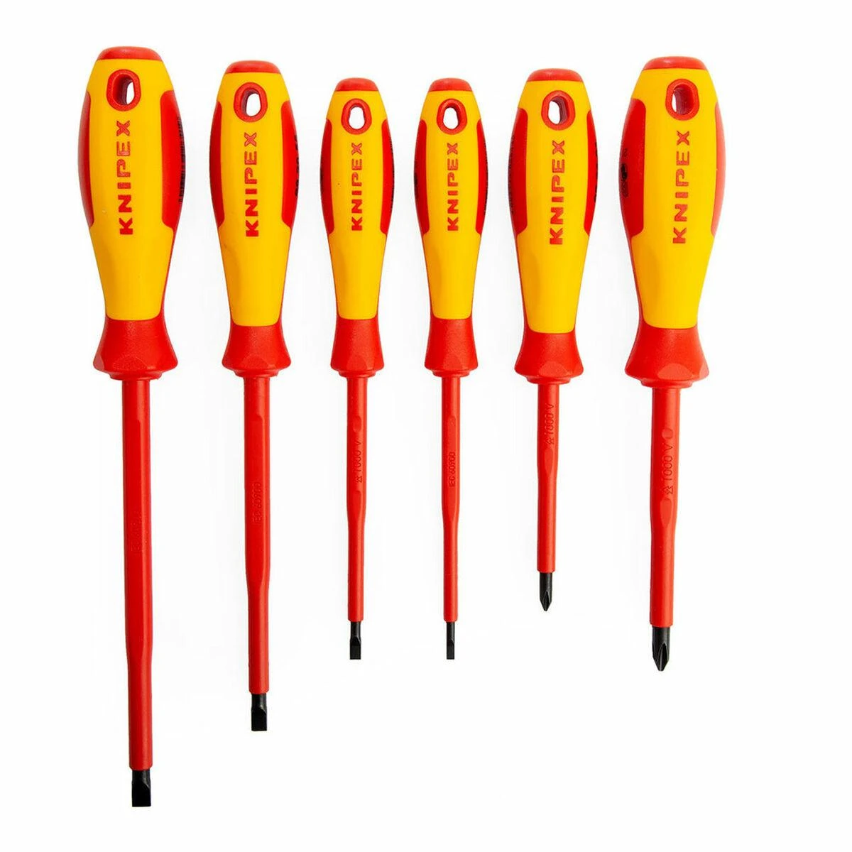 KNIPEX 00 20 12 V01 Set Standard-Schraubendreher Handschraubendreher & 00 20 12