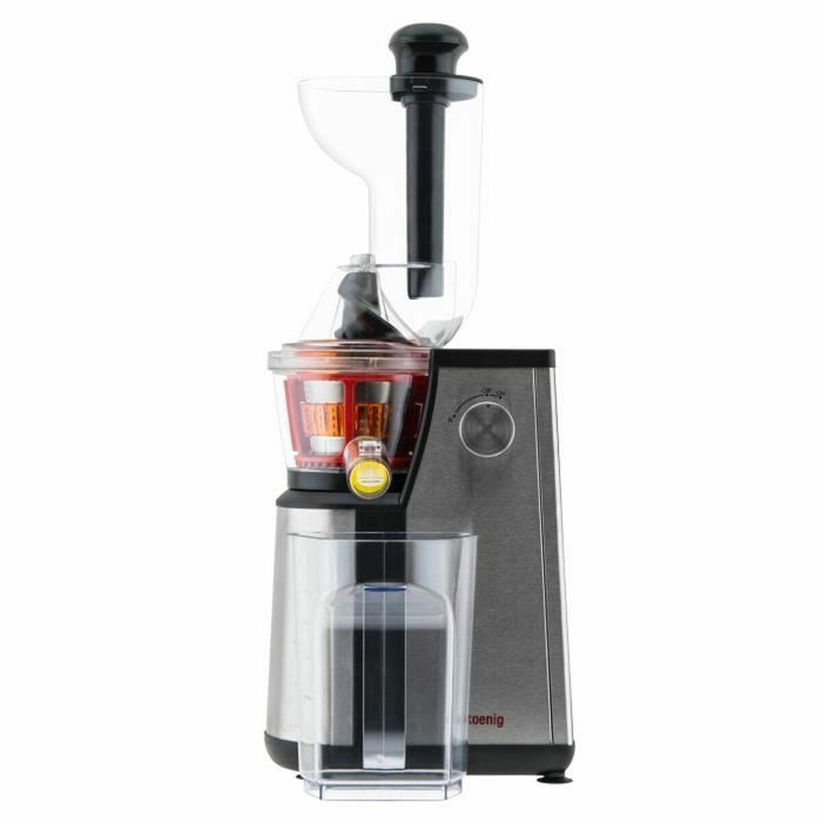 H.Koenig lėtaeigė sulčiaspaudė GSX18, 400 W, 1 l, nerūdijančiojo plieno