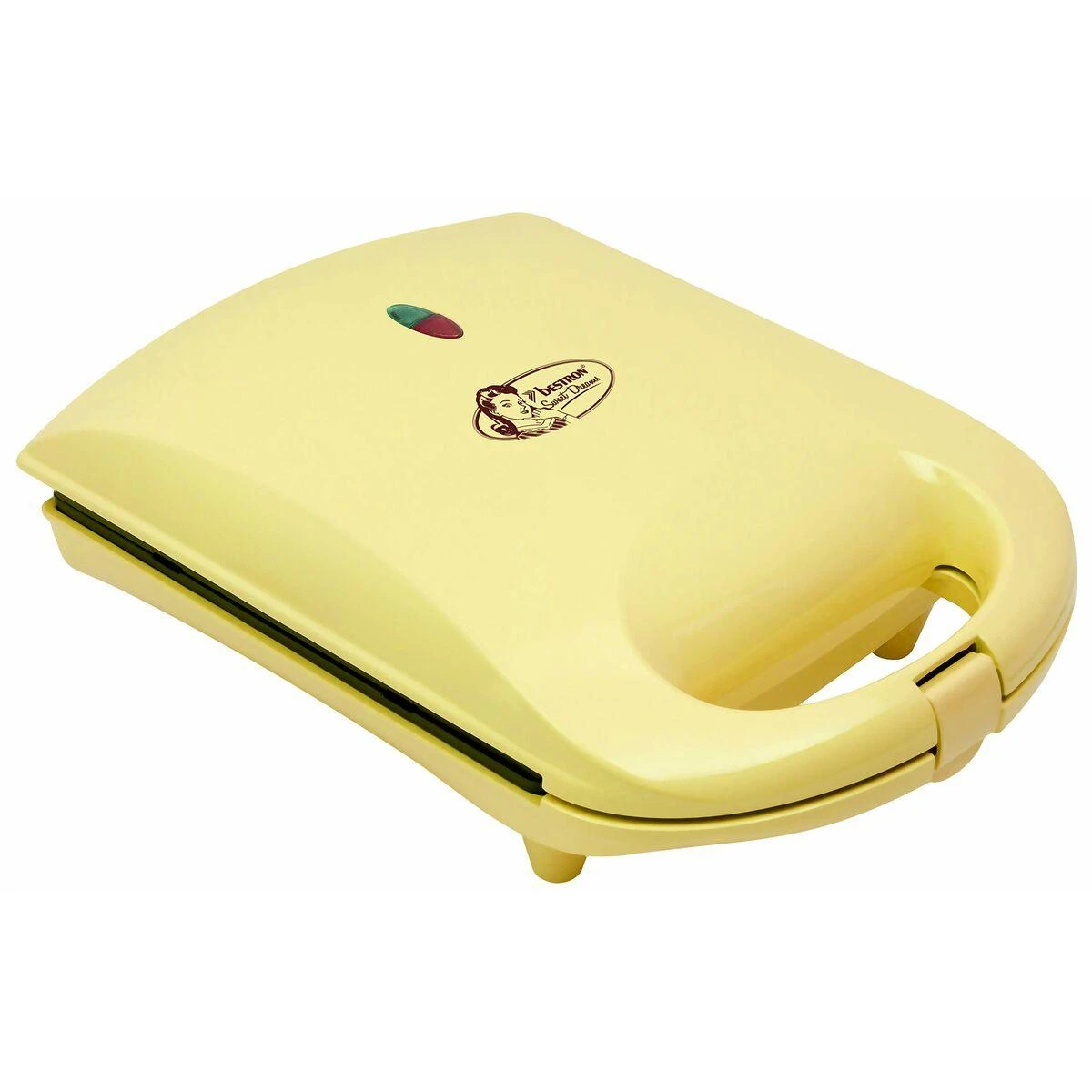 Bestron Širdelės Formos Vaflių ant Pagaliuko Vaflinė, 780W, Geltona