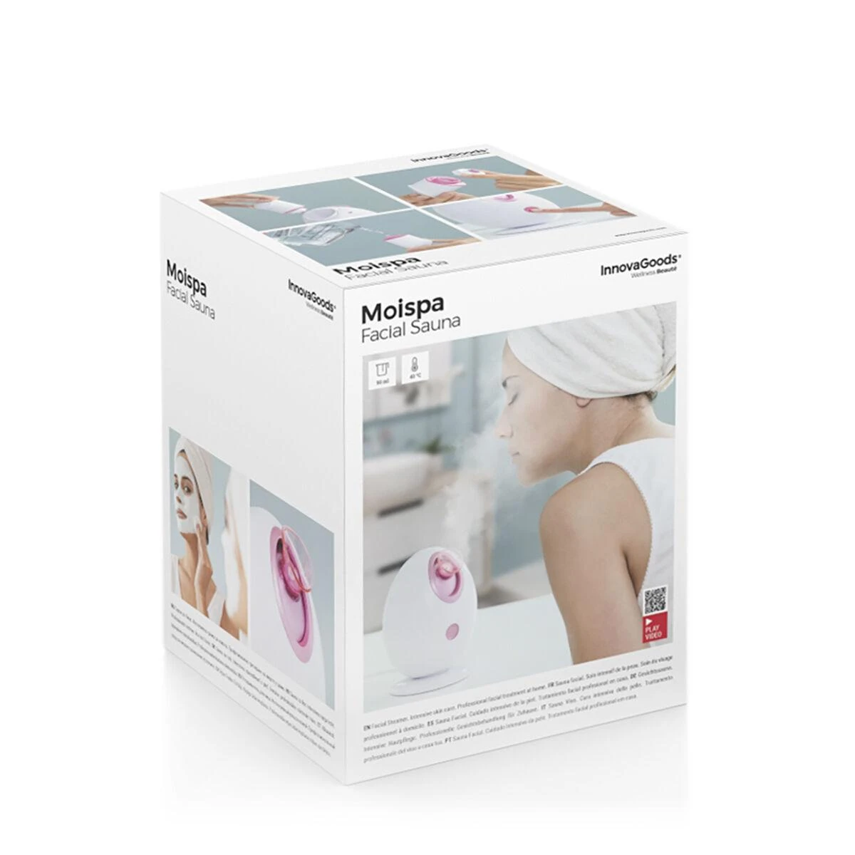 InnovaGoods Moispa elektrinė veido pirtis InnovaGoods