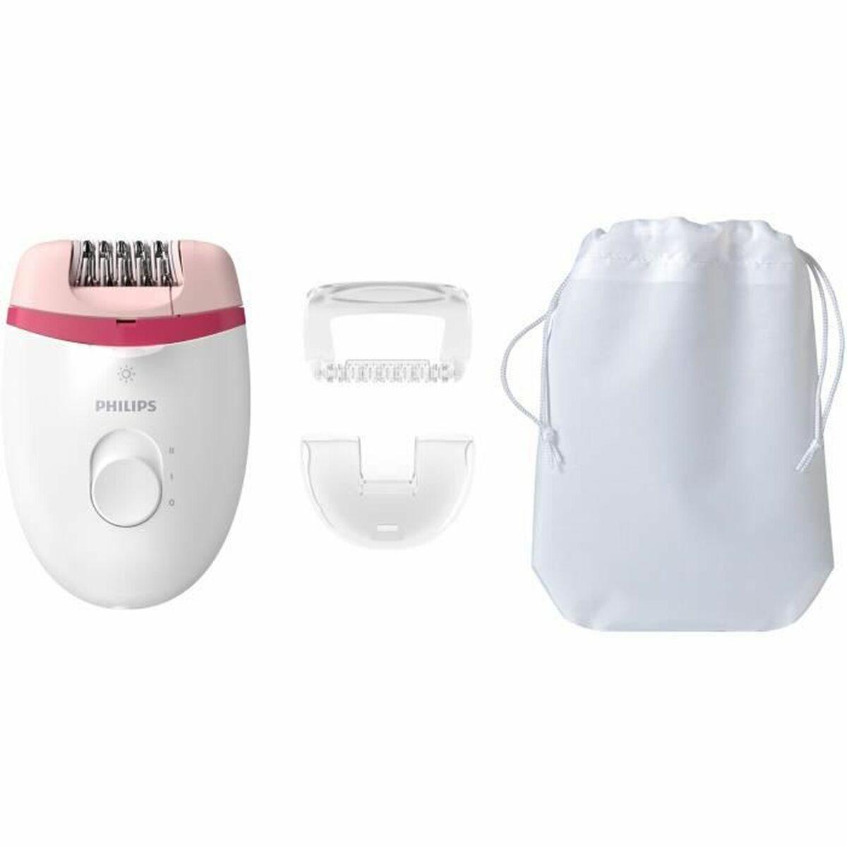 Philips Satinelle Essential Kompaktiškas laidinis epiliatorius BRE255/00