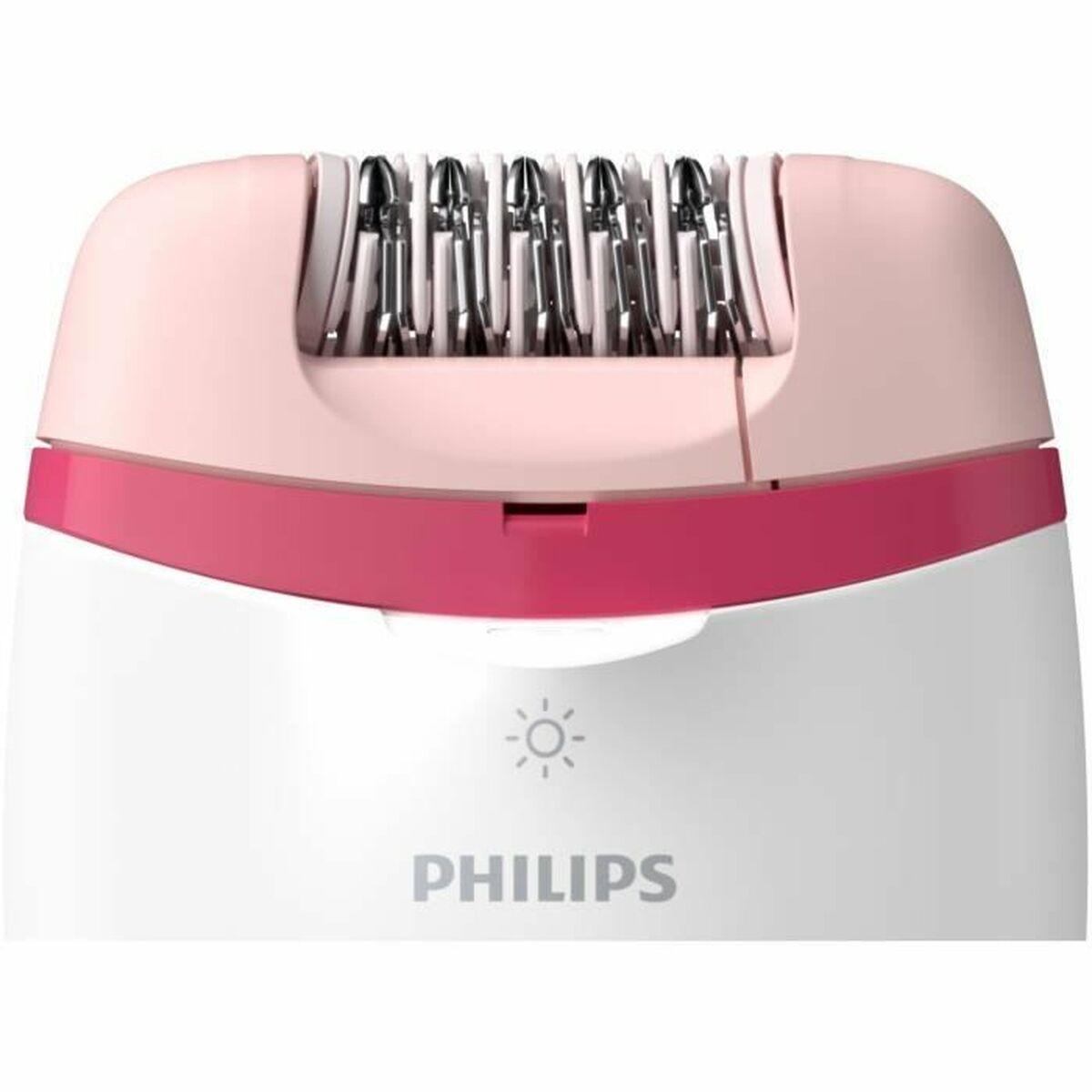 Philips Satinelle Essential Kompaktiškas laidinis epiliatorius BRE255/00