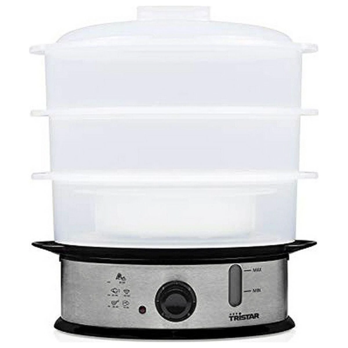 Tristar | Maisto garintuvas | VS-3914 | Sidabras | 1200 W | Talpa 11 L | Krepšelių skaičius 3