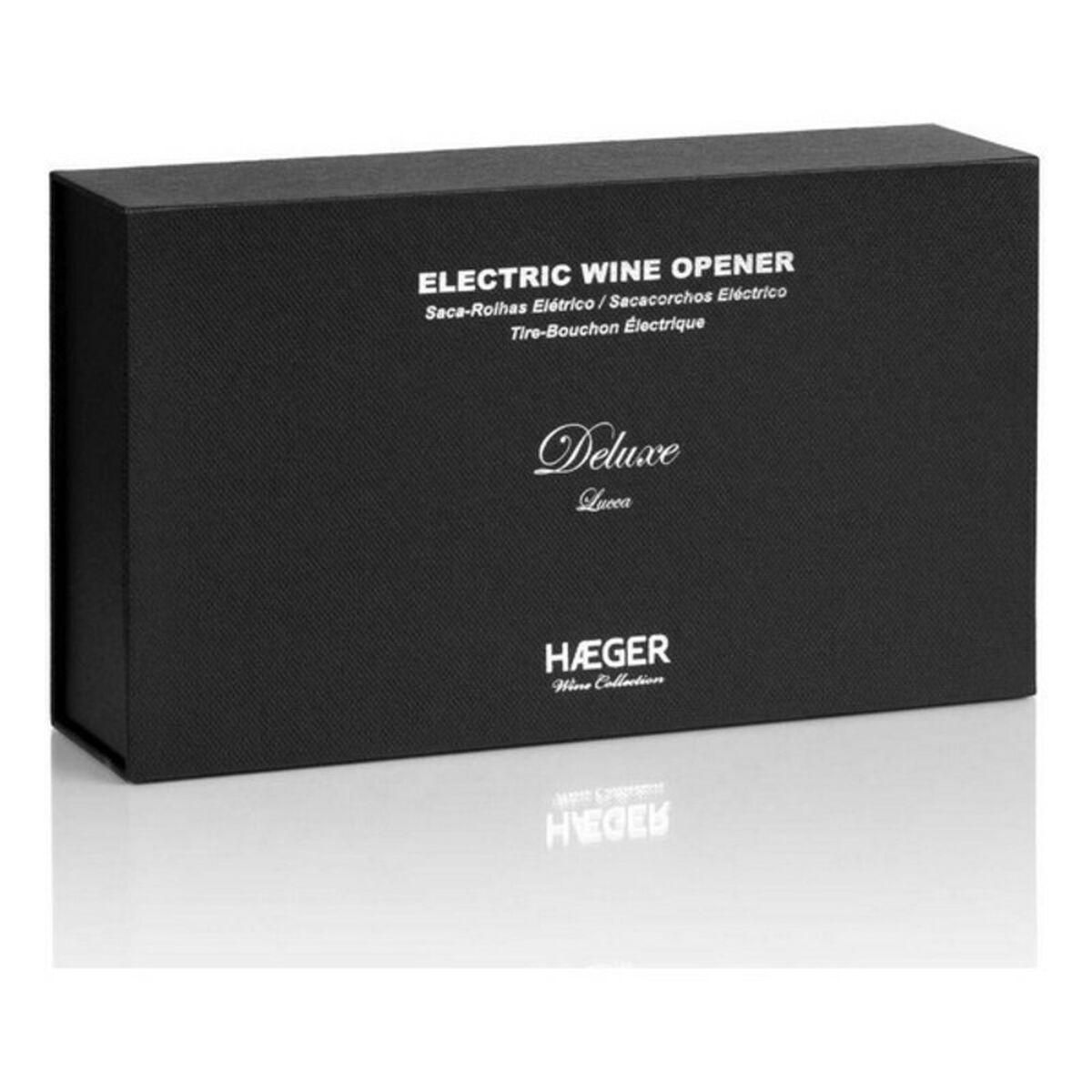 Elektrinis kamščiatraukis Haeger Lucca 2W Įkraunamas