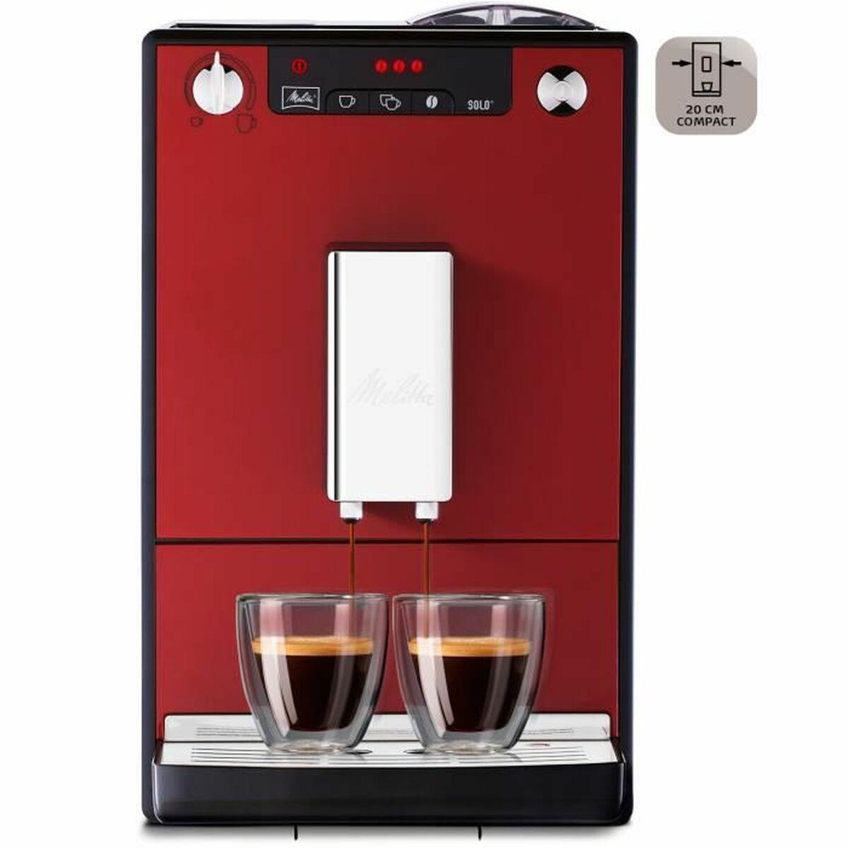 Kavos aparatas Melitta E950-104 Solo raudona espresso