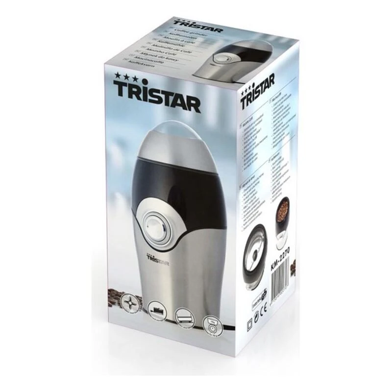 Tristar Kavamalė | KM-2270 | 150 W | Kavos pupelių talpa 70 g | Puodelių skaičius 10 vnt. | Nerūdijantis plienas