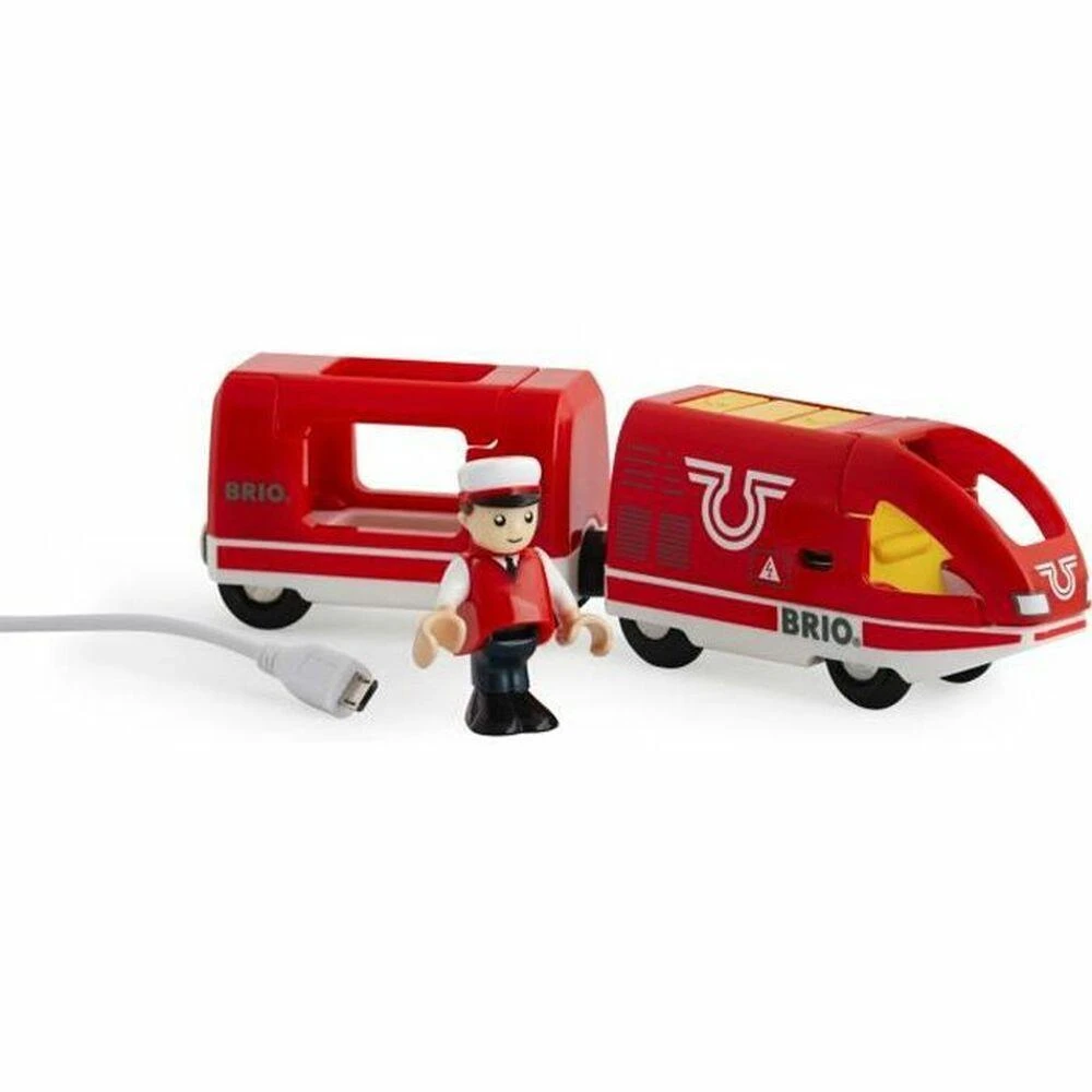 BRIO Kelioninis įkraunamas traukinys - Daugiaspalvis - Universalas - 3 m. - 4 vnt. - USB - 189 mm