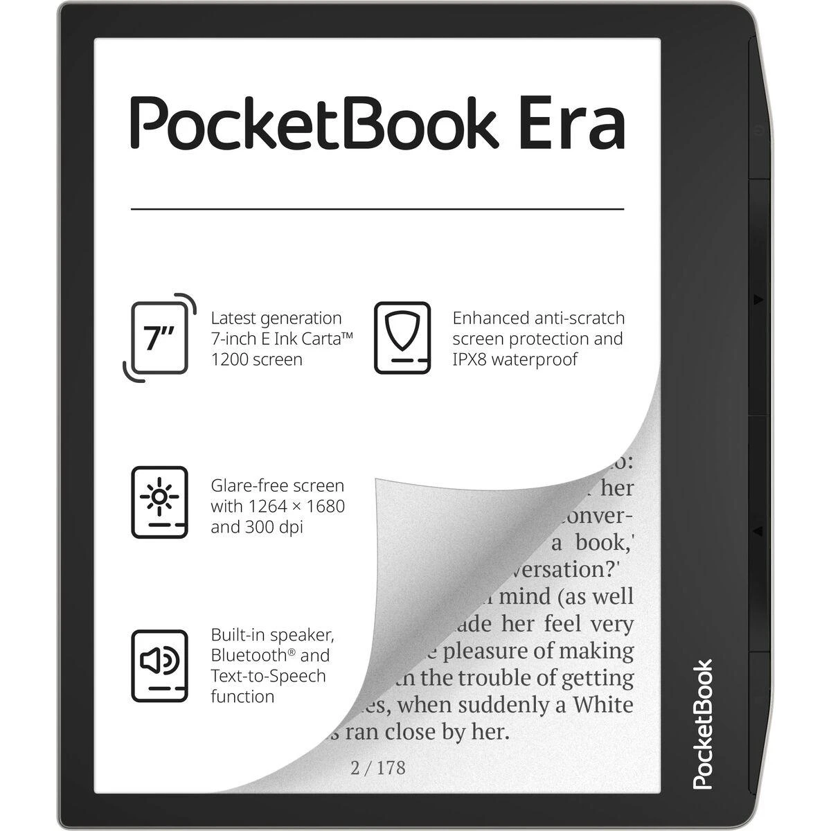Elektroninė skaityklė PocketBook Era 7" 16GB Stardust Silver (PB700-U-16-WW)