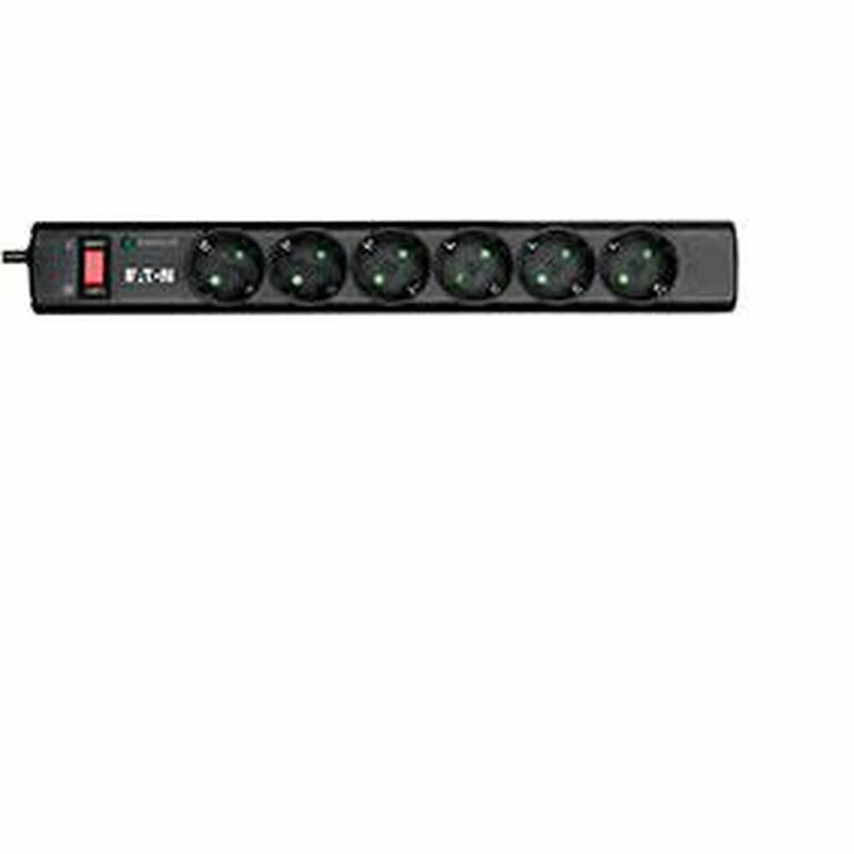 Eaton PS6D viršįtampių ribotuvas 6 AC išvestis(ys / čių) 220 - 250 V Juoda, Balta 1 m