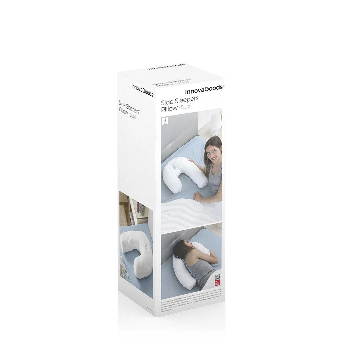 Ergonominė U formos šoninė pagalvė Slupill InnovaGoods
