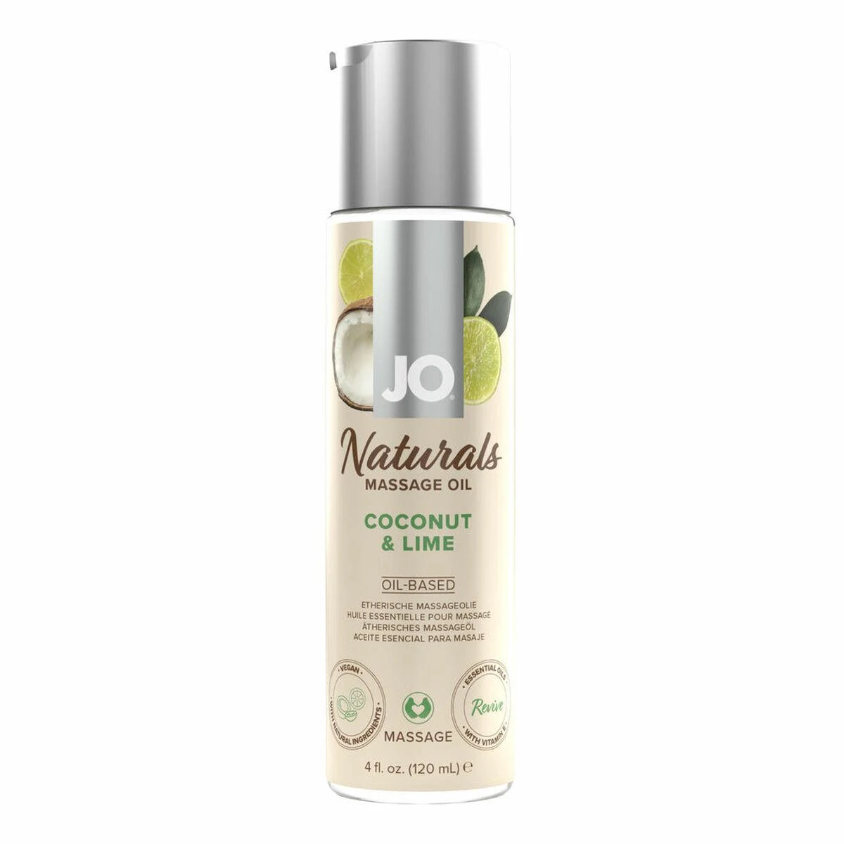System Jo Sistema JO - Naturals Massage Oil Coconut & Lime 120 ml