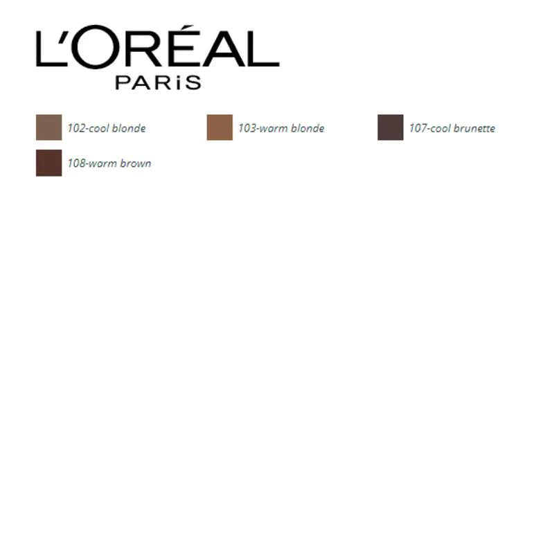 Antakių pieštukas L´Oréal Paris Brow Artist 108 Warm Brunette, 0.5 g