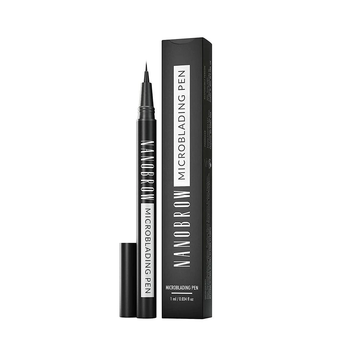 antakių pieštukas Nanobrow Microblading Pen Espresso 1ml