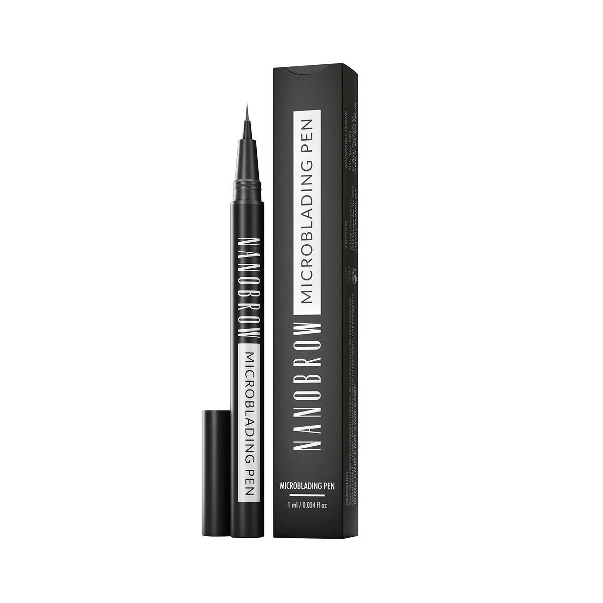 antakių pieštukas Nanobrow Microblading Pen Dark Skirtas šviesiems plaukams 1ml