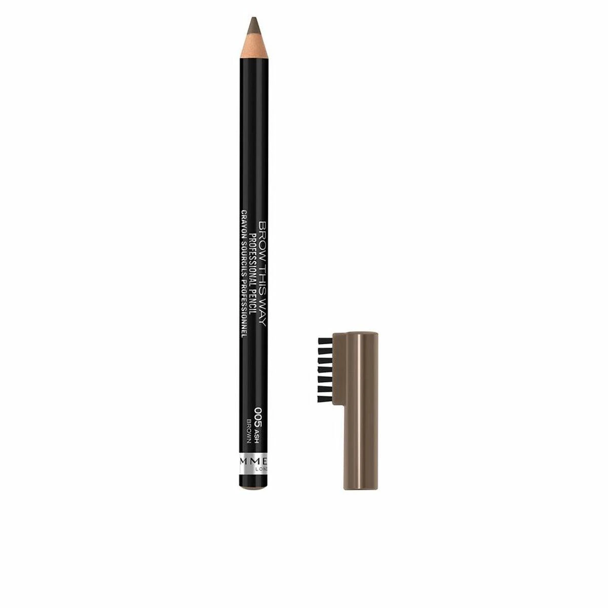 Rimmel London Brow This Way Profesionalus pieštukas 005-Ash Brown