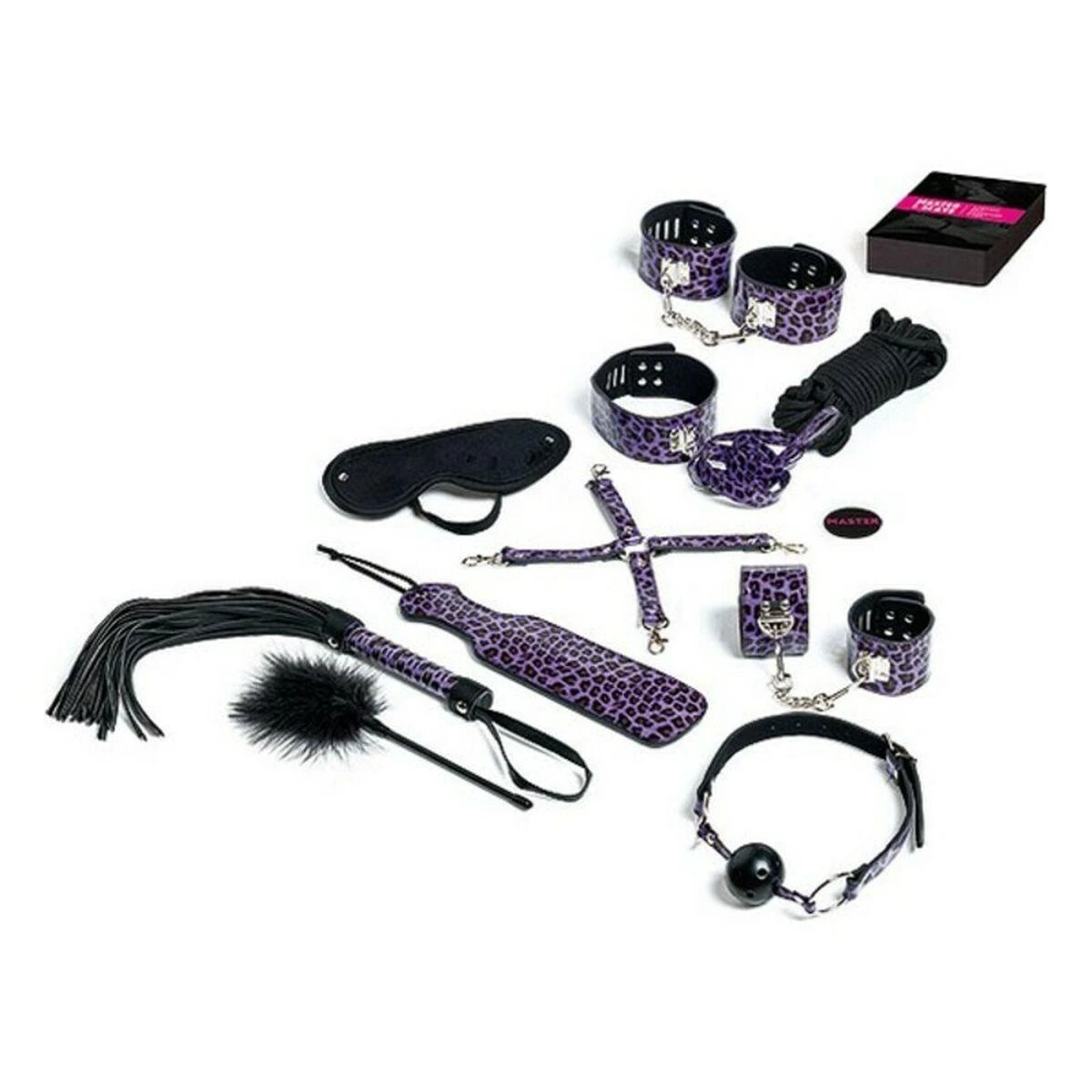 Tease Please Master & Slave Bondage Game Violetinė (NL-EN-DE-FR-ES-IT-SE-NO-PL-RU)