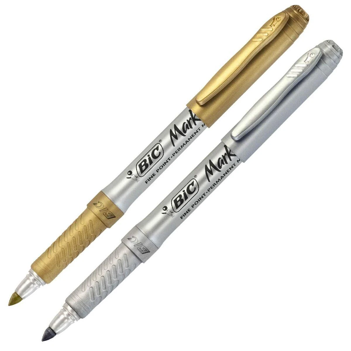 Bic Marker Marking Metallic Ink auksinė i sidabrinė (12szt)