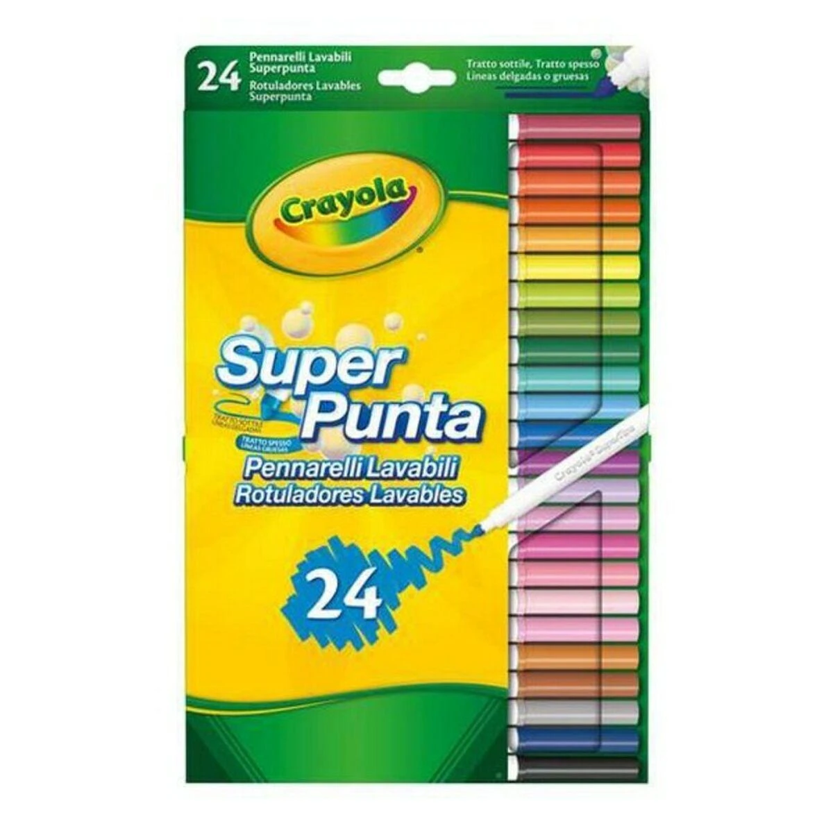 Crayola, Inc. FLOMASTERIAI CRAYOLA WASHABLE 24VNT