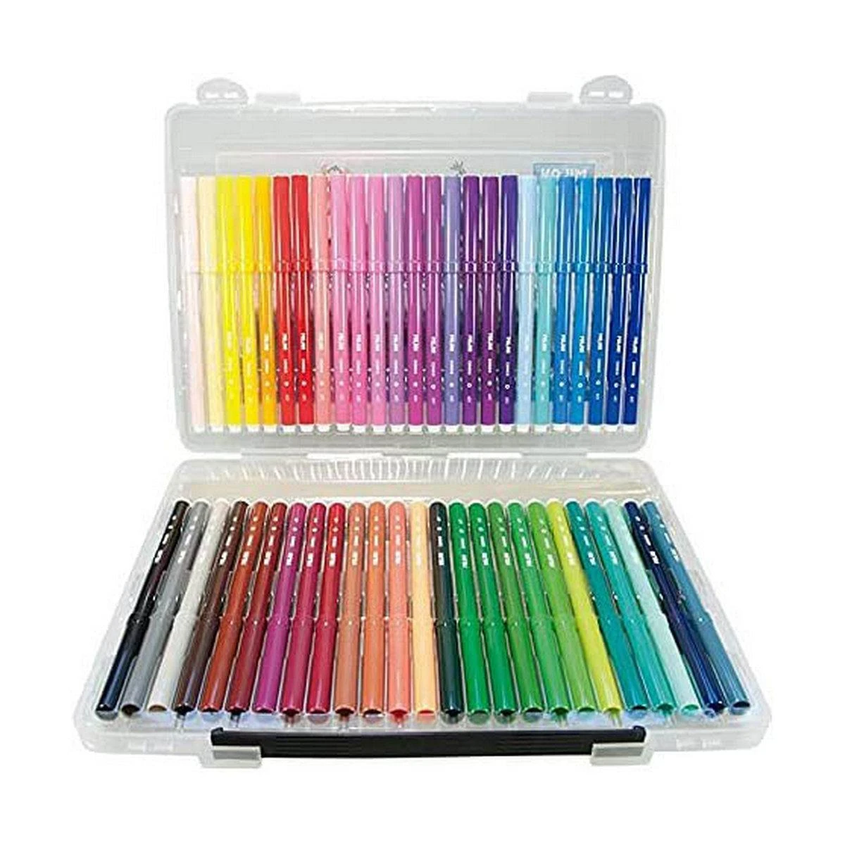 Flomasterių rinkinys Peacock 50 spalvų lagamine MILAN